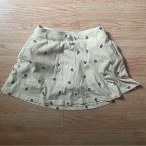 Cat & Jack Tan Strawberry Girls Skirt
